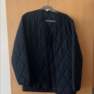 Zara black quilted jacket
